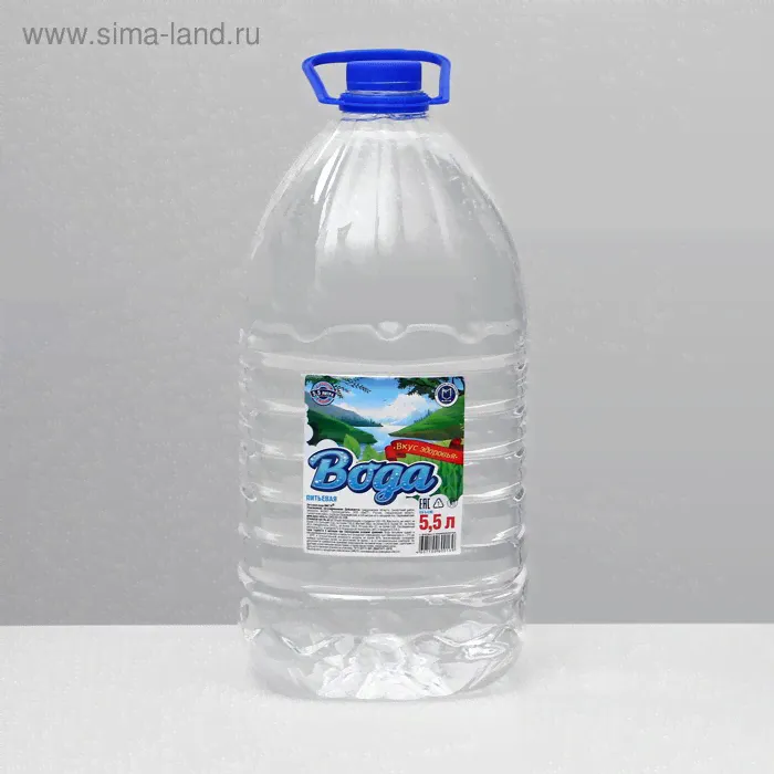 Вода питьевая "Виста. Вкус Здоровья", пэт, 5,5 л-0