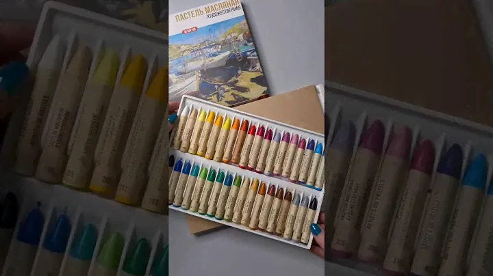 Распаковка масляной пастели VISTA-ARTISTA l ASMR