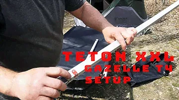 Установка детской кроватки Teton XXL в моей палатке Gazelle T4 Hub.
